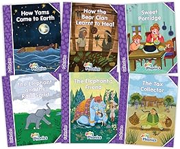 Jolly Phonics Folktales Readers, Complete Set (1-6) Purple Level (pack of 6) New