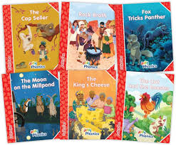 Jolly Phonics Folktales Readers, Complete Set (1-6) Red Level (pack of 6) New