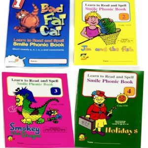 SMILE PHONICS BOOKS SET OF BOOKS 1 - 4